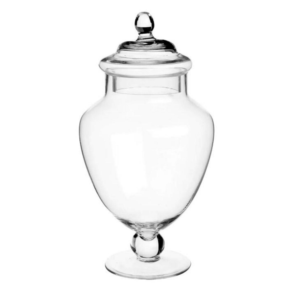 FIVE Bonbonnière sur Pied en Verre  Elma  30cm Transparent