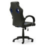 Voir la diapositive 4 : VS VENTA-STOCK Fauteuil de Bureau réglable et inclinable Hamilton tapissé en Similicuir, Noir/Bleu
