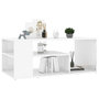 Voir la diapositive 3 : VIDAXL Table basse blanc brillant 100x50x40 cm bois d'ingenierie