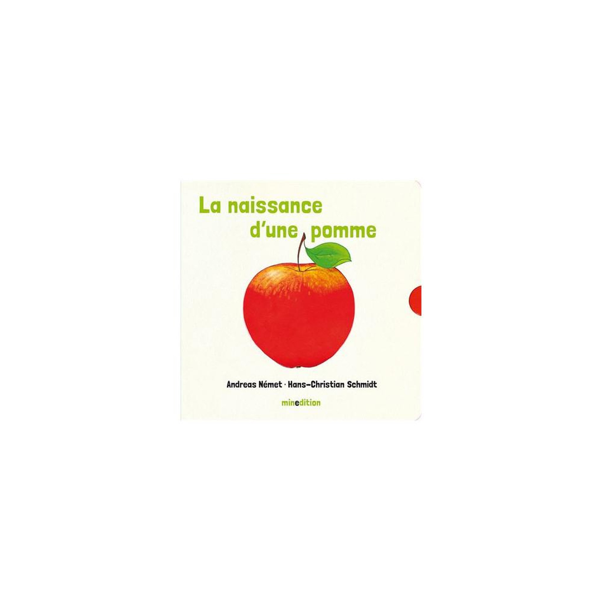 Livre d'images animé couverture rigide – la naissance d'une pomme