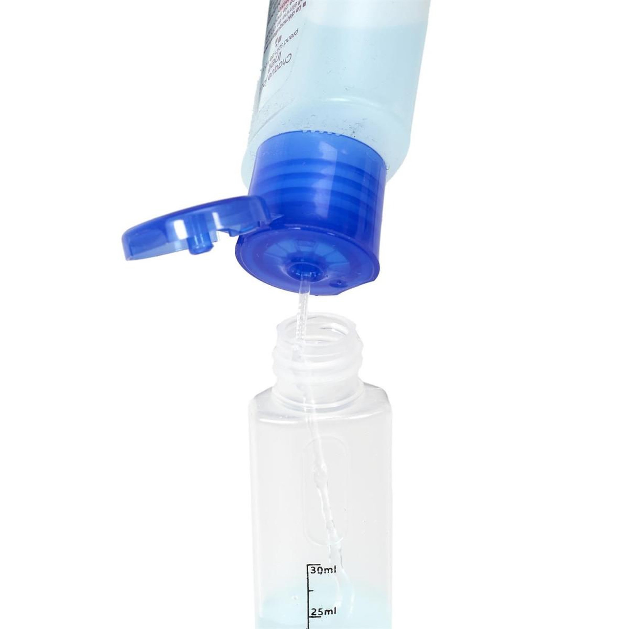 Voir la diapositive 6 : Cosmetic Club Flacon de transport 4 en 1  distributeur  16cm blanc