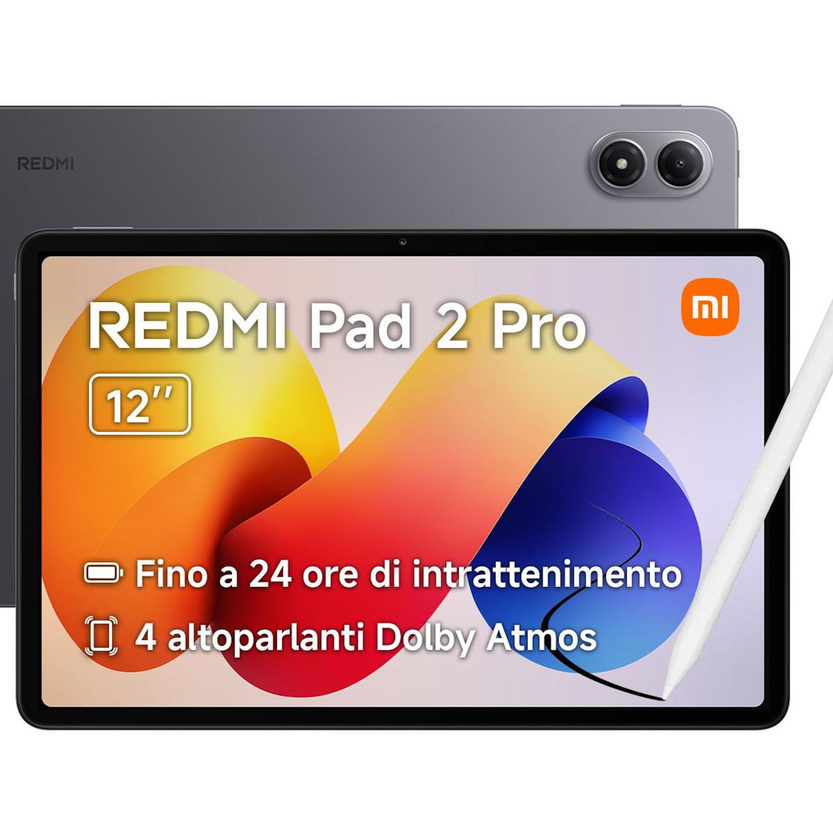 XIAOMI Xiaomi Redmi Pad 2 Pro Qualcomm Snapdragon 128 Go 30,7 cm (12.1 ) 6 Go Gris