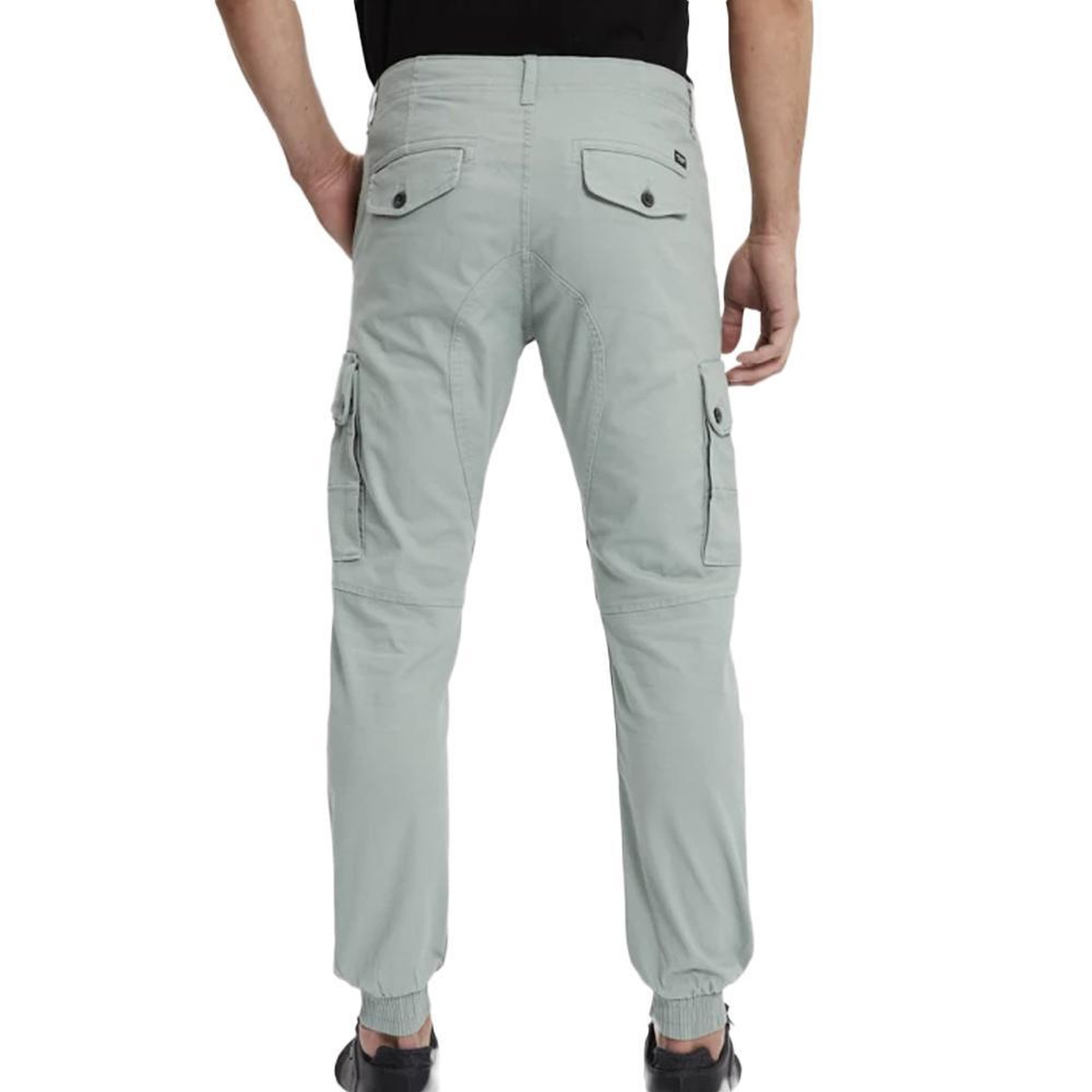 Voir la diapositive 2 : Jack & Jones Pantalon fluide Vert Homme Jack & Jones Paul