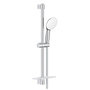 Voir la diapositive 1 : Grohe Ensemble douchette TEMPESTA à 3 jest 600mm + porte savon GROHE PROFESSIONAL 27600003