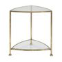 Voir la diapositive 2 : Paris Prix Table d'Appoint Design  Vera  50cm Or