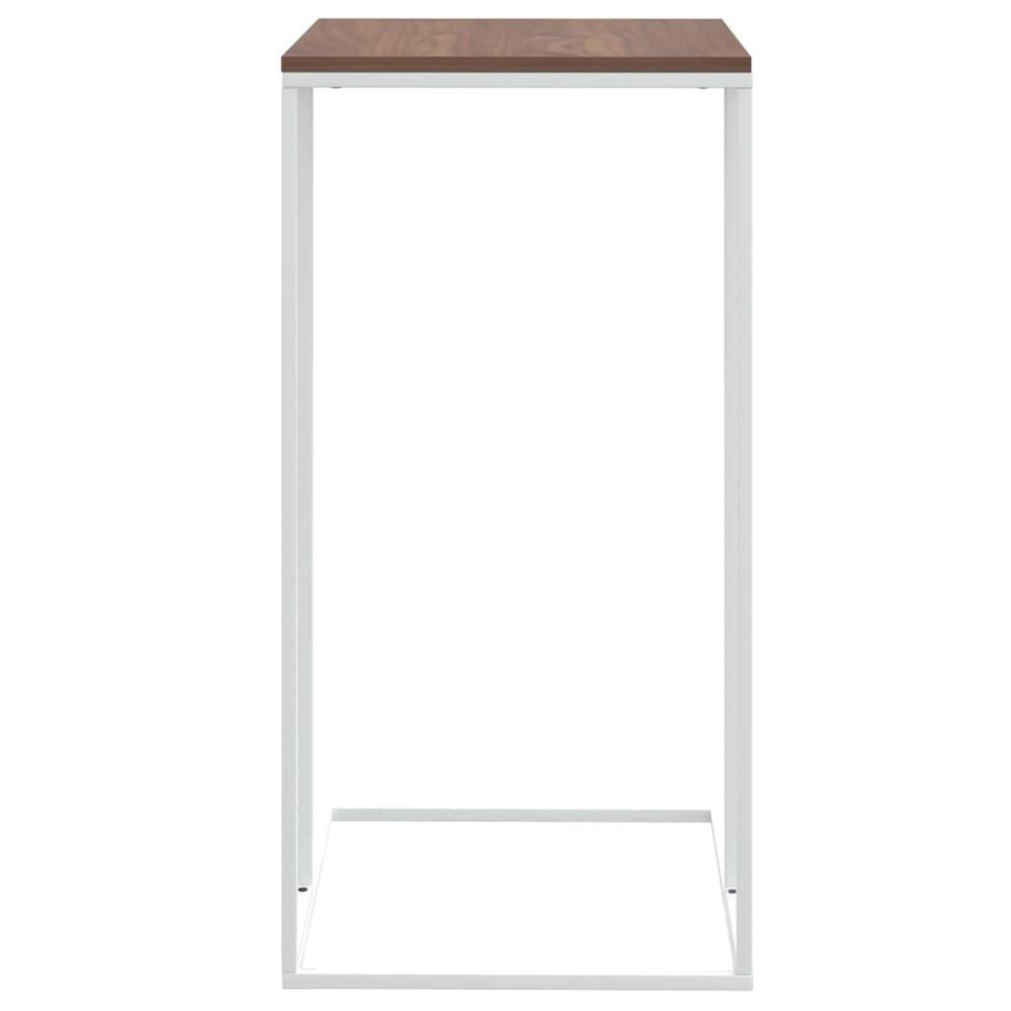 Voir la diapositive 4 : VIDAXL Table d'appoint Blanc 40x30x59 cm Bois d'ingenierie