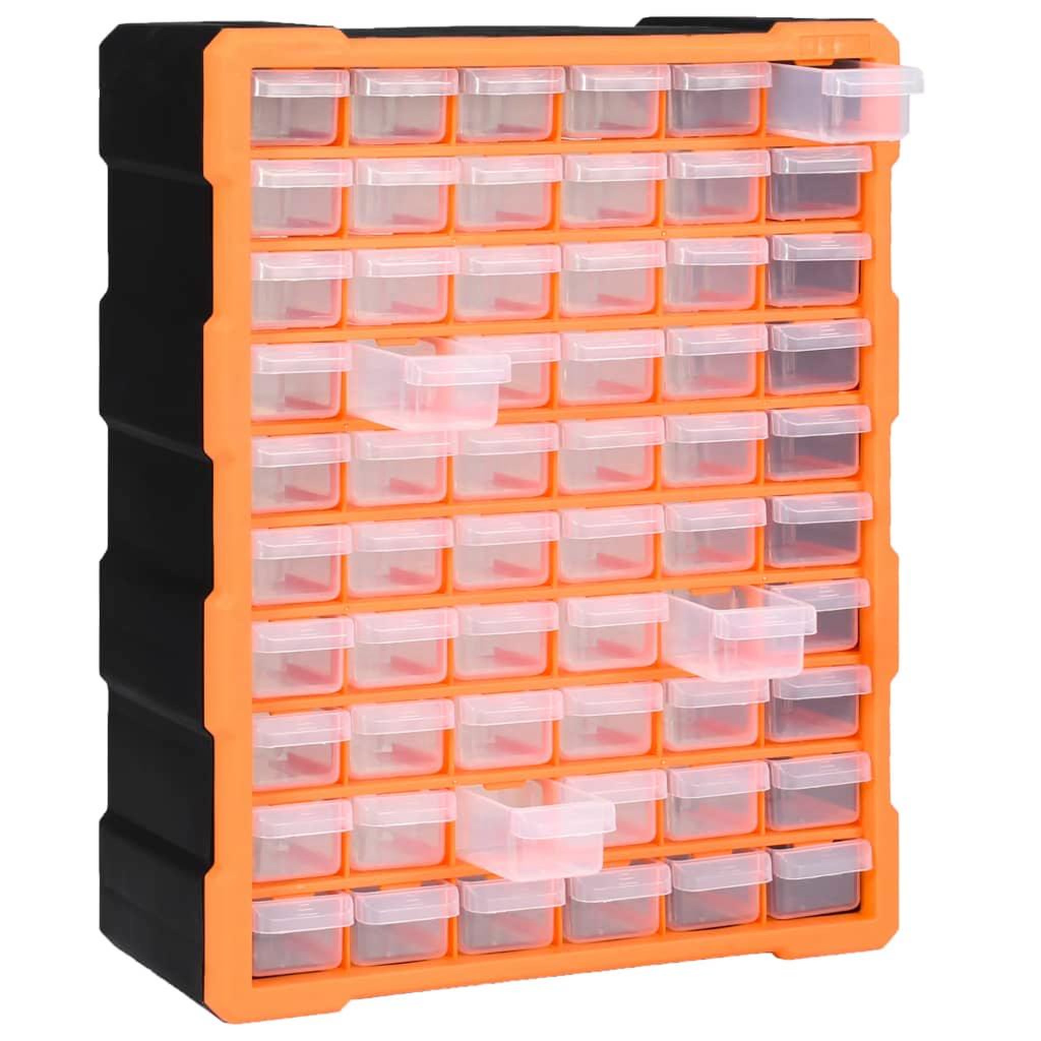 Voir la diapositive 5 : VIDAXL Organisateur multi-tiroirs avec 60 tiroirs 38x16x47,5 cm