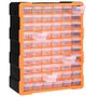 Voir la diapositive 5 : VIDAXL Organisateur multi-tiroirs avec 60 tiroirs 38x16x47,5 cm