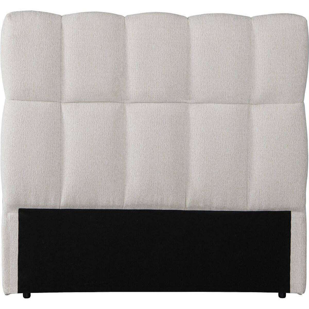 Habitat et Jardin Tête de lit en tissu épais style bubble  Alpe d'Huez  - 140 cm - Beige