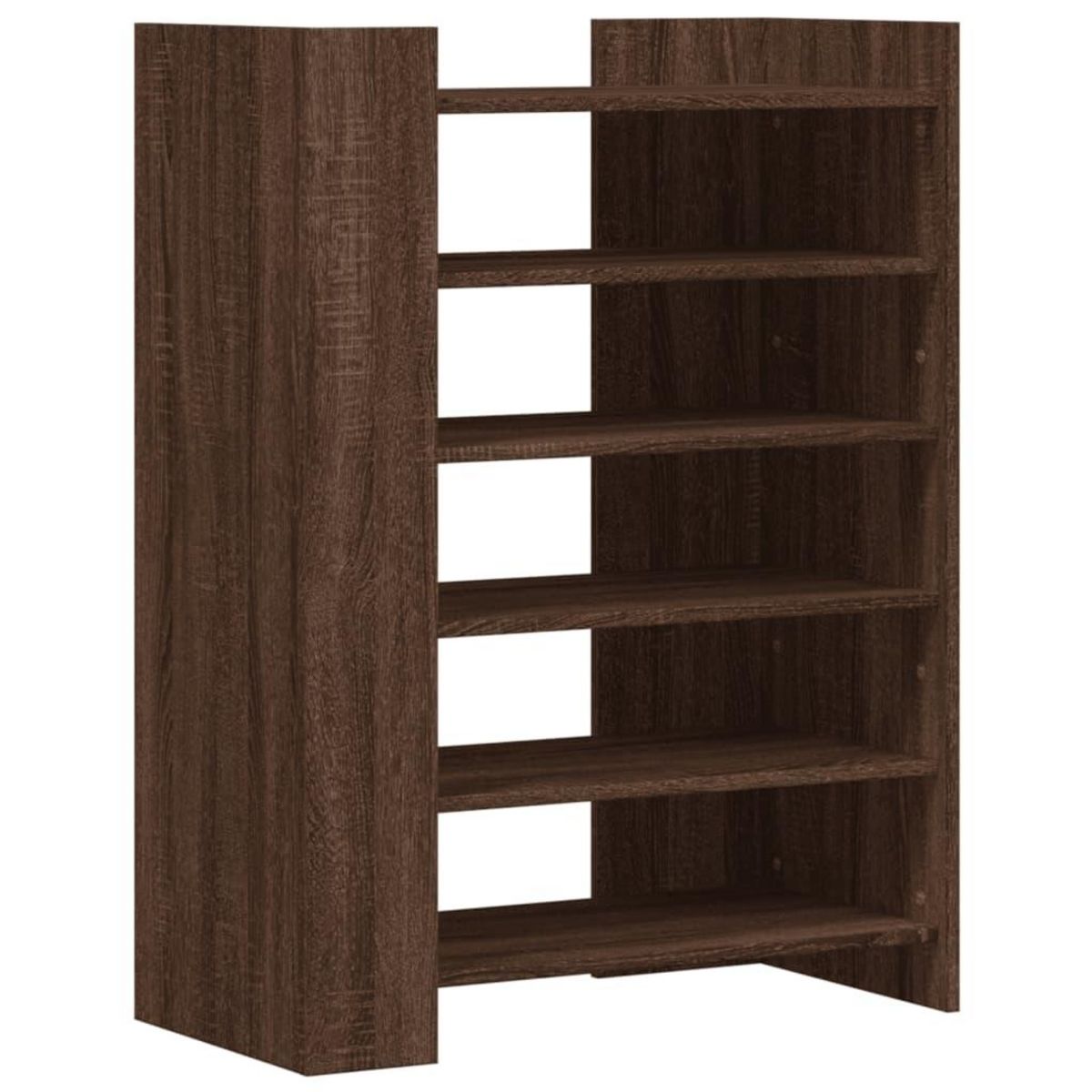 VIDAXL Armoire a chaussures chene marron 74,5x37,5x100 cm