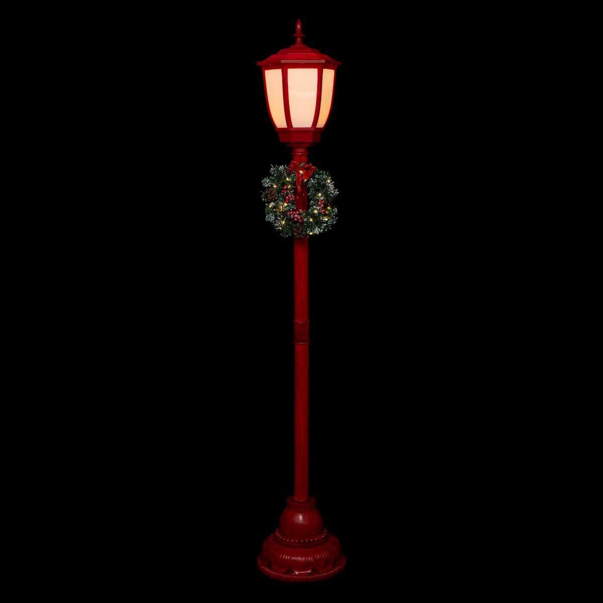 Voir la diapositive 3 : FEERIC LIGHT & CHRISTMAS Décoration lumineuse intérieur  lanterne  184cm rouge