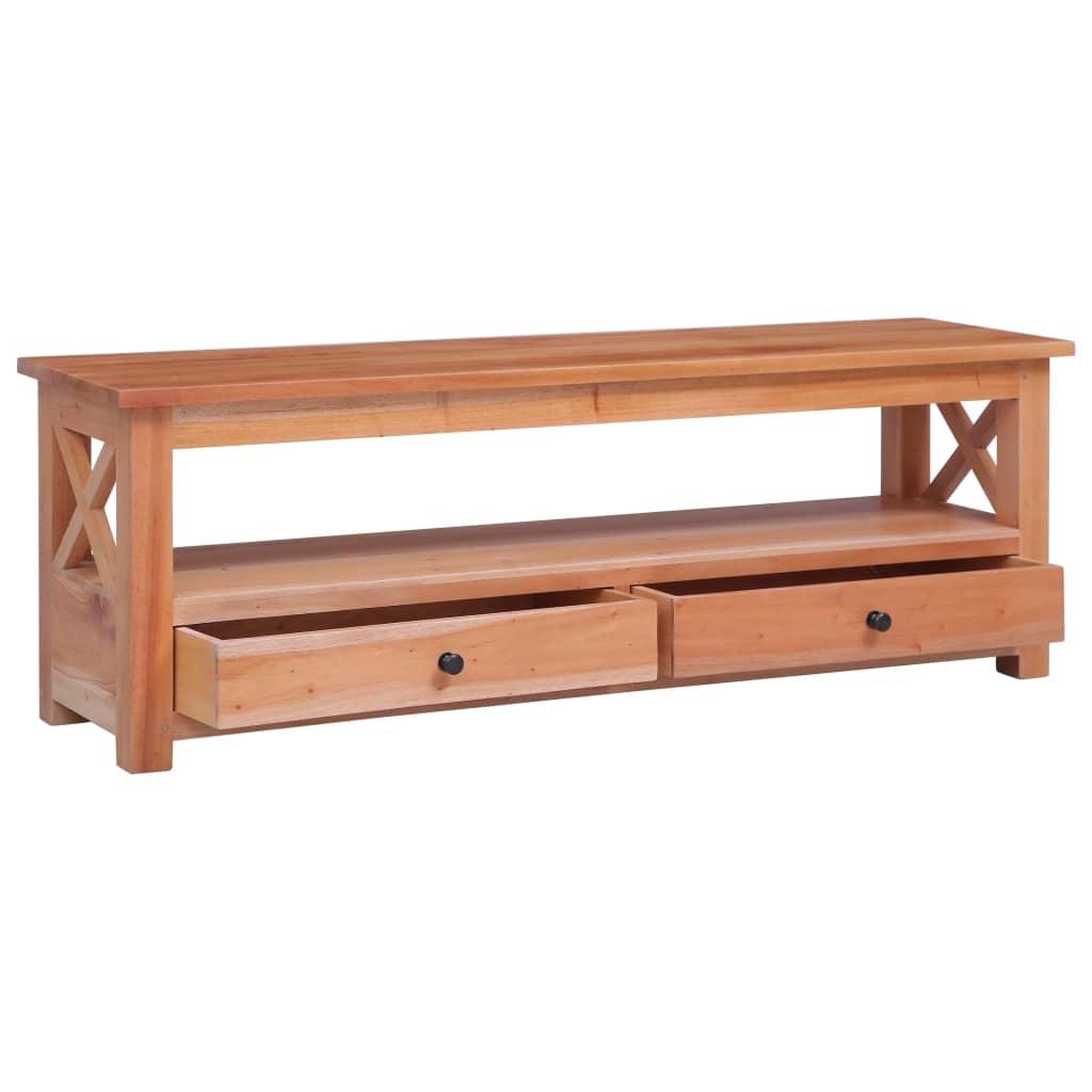 Voir la diapositive 2 : VIDAXL Meuble TV 120x30x40 cm Bois d'acajou massif