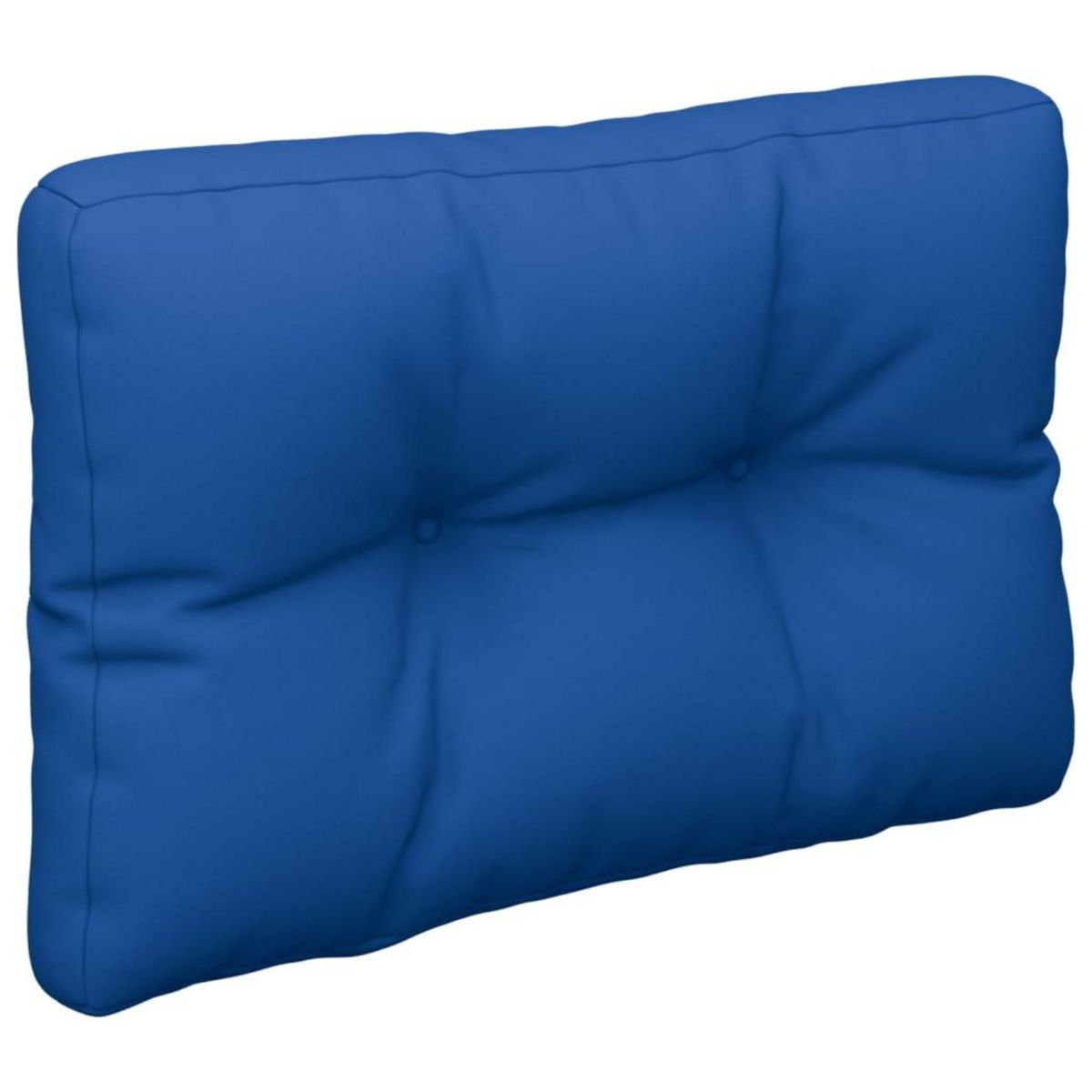 VIDAXL Coussins de palette lot de 2 bleu royal tissu