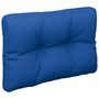 Voir la diapositive 5 : VIDAXL Coussins de palette lot de 2 bleu royal tissu
