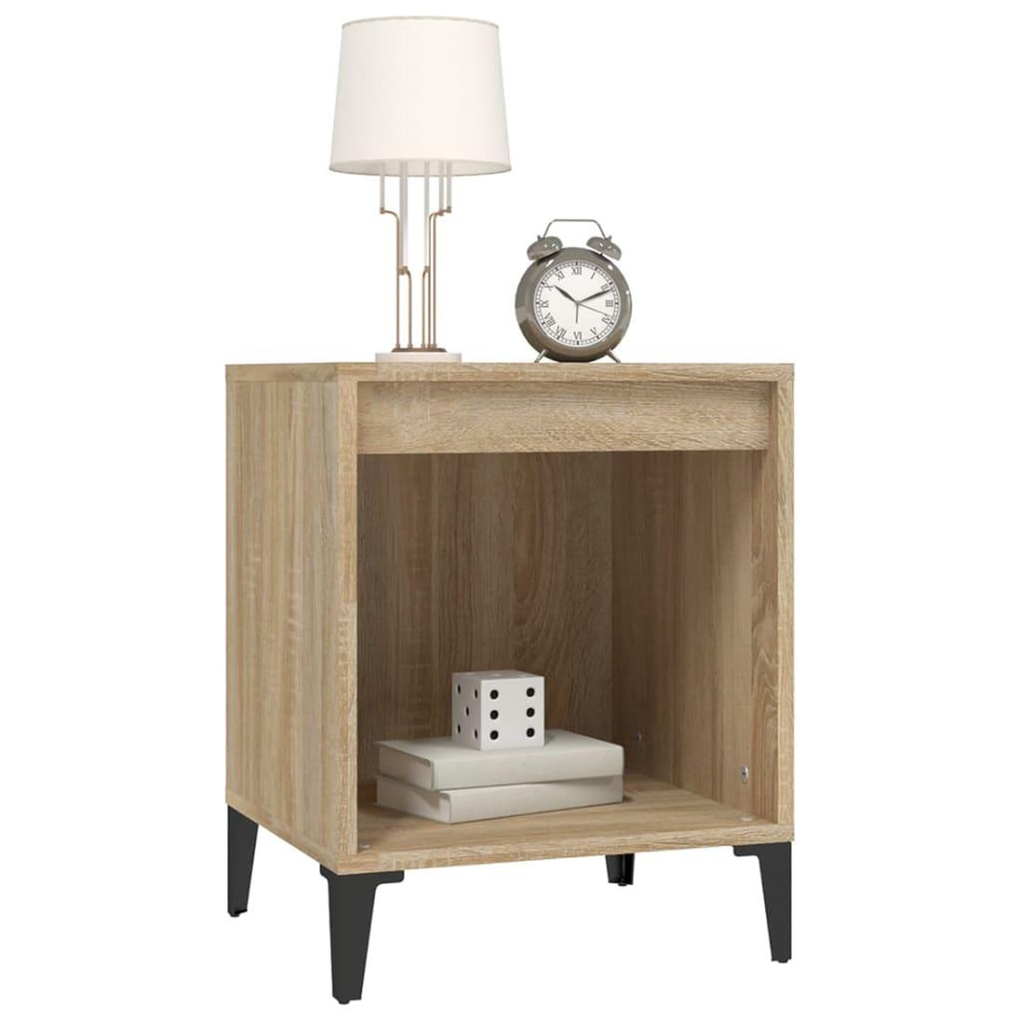 Voir la diapositive 4 : VIDAXL Tables de chevet 2 pcs Chene sonoma 40x35x50 cm