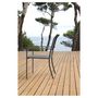 Voir la diapositive 3 : Fauteuil de jardin empilable MANGUE