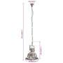Voir la diapositive 6 : VIDAXL Lampe suspendue 29x29x153 cm aluminium