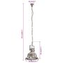 Voir la diapositive 6 : VIDAXL Lampe suspendue 29x29x153 cm aluminium