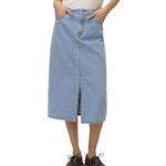 Vero Moda Jupe Longue Jean  Femme Vero  oda Veri. Coloris disponibles : Bleu