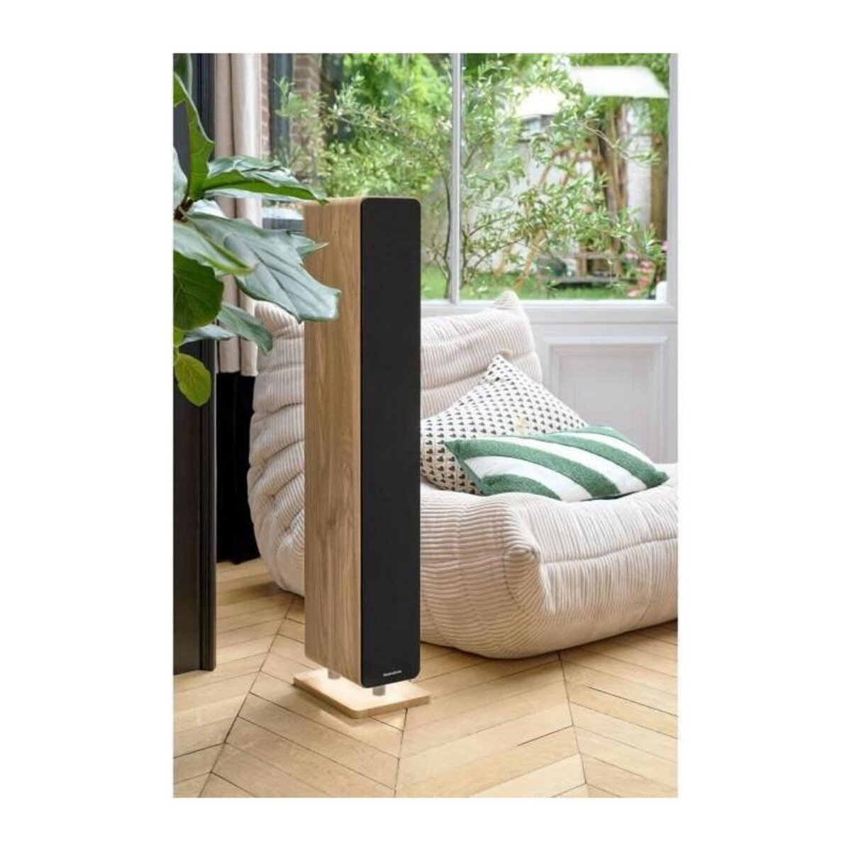 THOMSON Tour de son Bluetooth - THOMSON - Bois/Noir - 120W, Optique, USB, Égaliseur, TWS, Télécommande, Alim. 230V