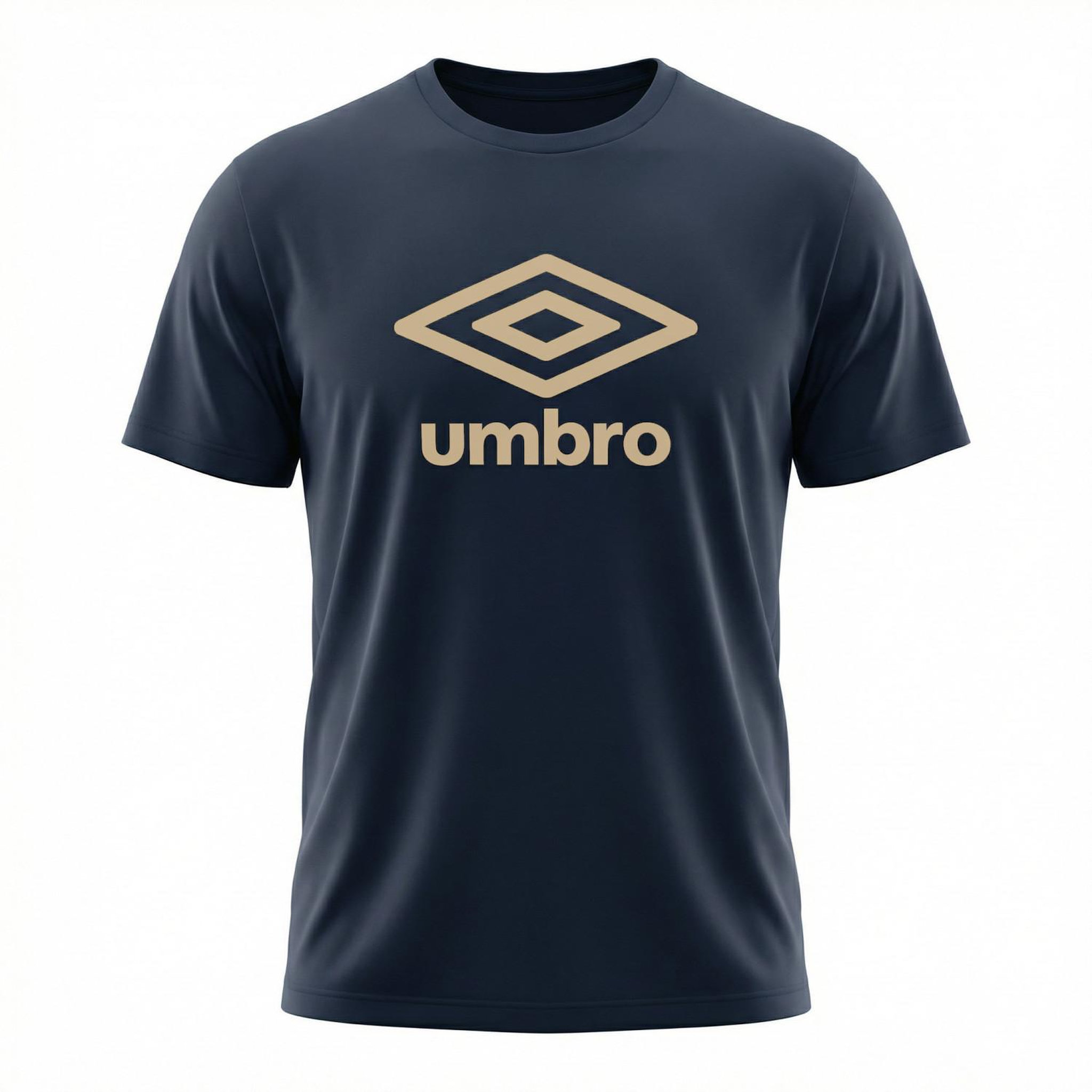 UMBRO Tee shirt homme col rond en coton 160GSM et logo imprimé 729280. Coloris disponibles : Bleu
