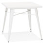 Voir la diapositive 1 : Paris Prix Table de Repas Vintage  Calaco  76cm Blanc