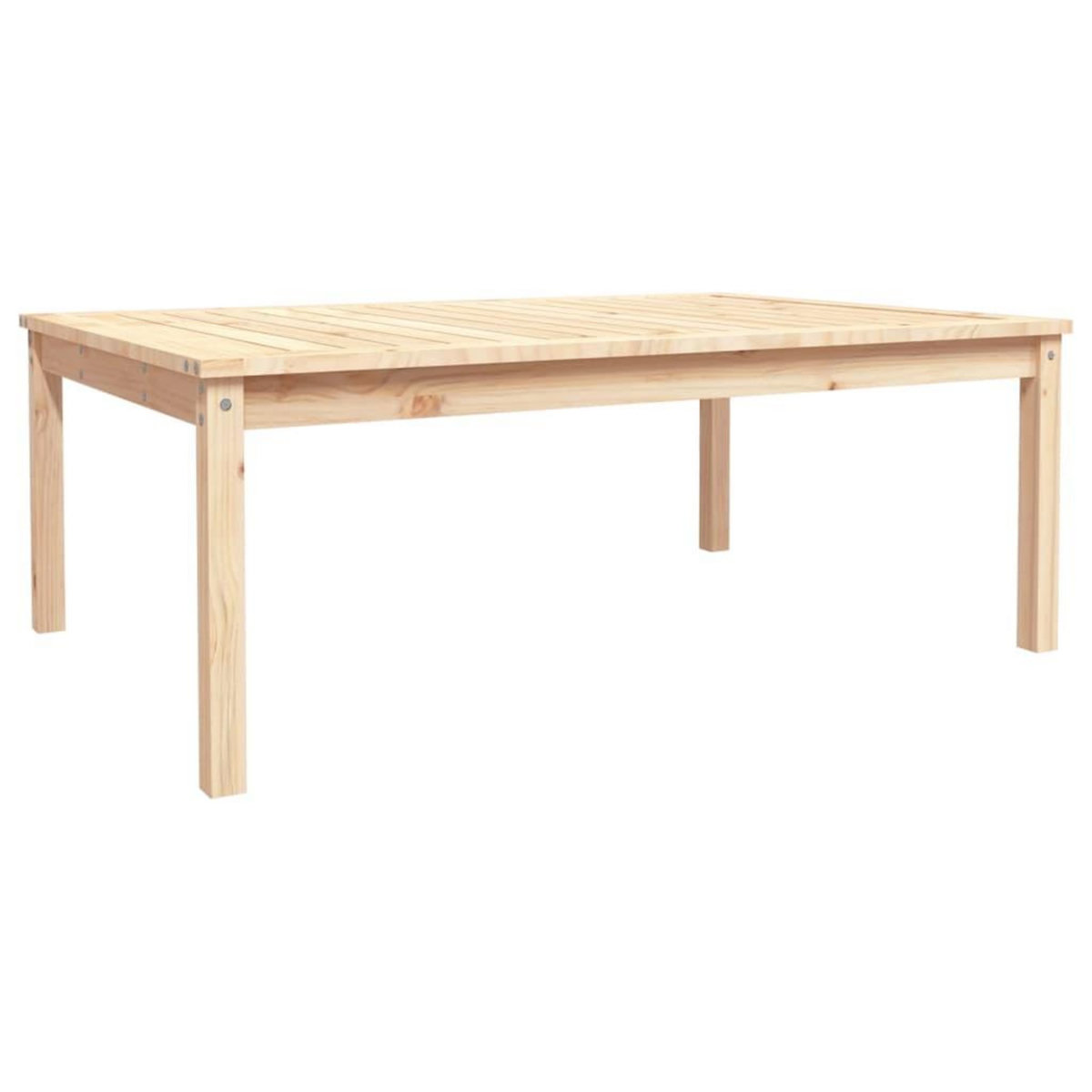 VIDAXL Table de jardin 121x82,5x45 cm bois massif de pin