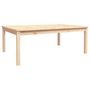 Voir la diapositive 2 : VIDAXL Table de jardin 121x82,5x45 cm bois massif de pin