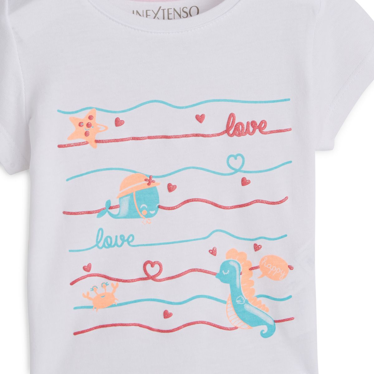 INEXTENSO T-shirt manches courtes bébé fille