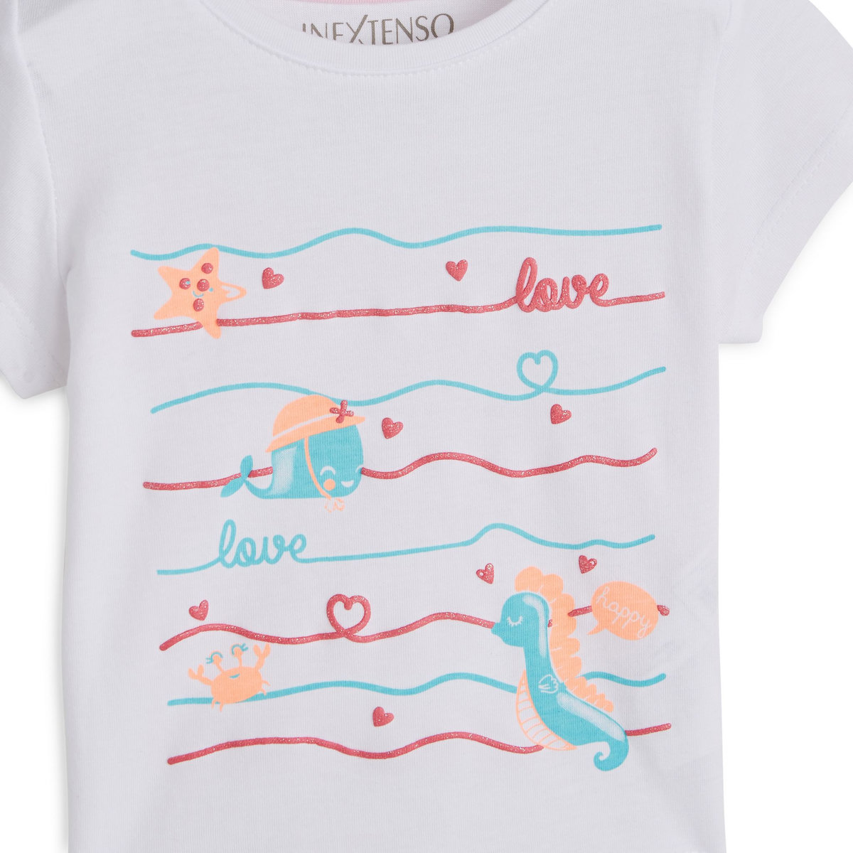 INEXTENSO T-shirt manches courtes bébé fille