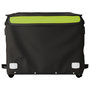 Voir la diapositive 6 : VIDAXL Remorque de vélo noir et vert 45 kg fer