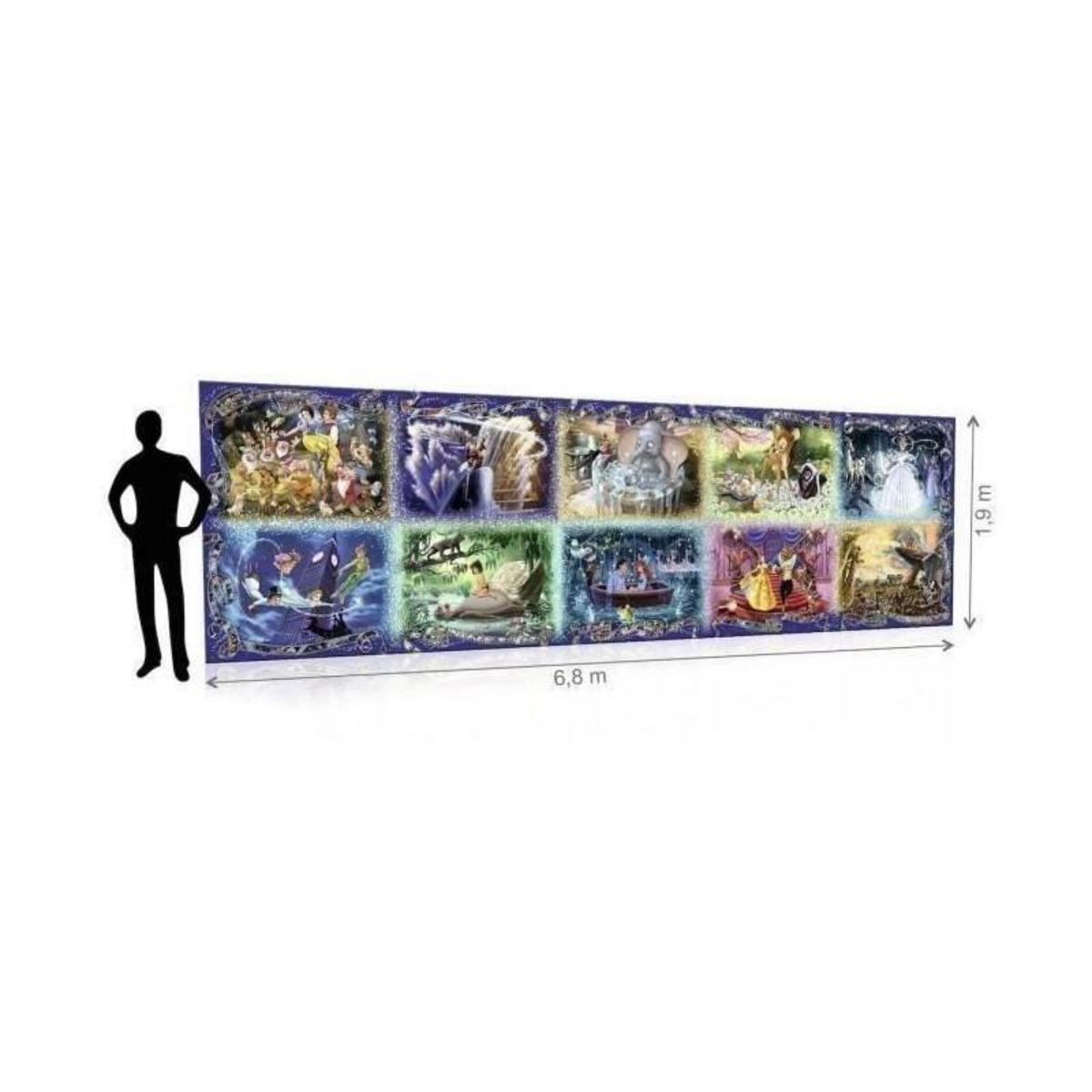 RAVENSBURGER DISNEY Puzzle 40 000 pieces - Les inoubliables moments Disney - Ravensburger - Puzzle adultes - Des 14 ans