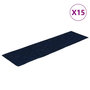 Voir la diapositive 2 : VIDAXL Tapis d'escalier autocollants Rectangulaire 15 pcs 76x20cm Bleu