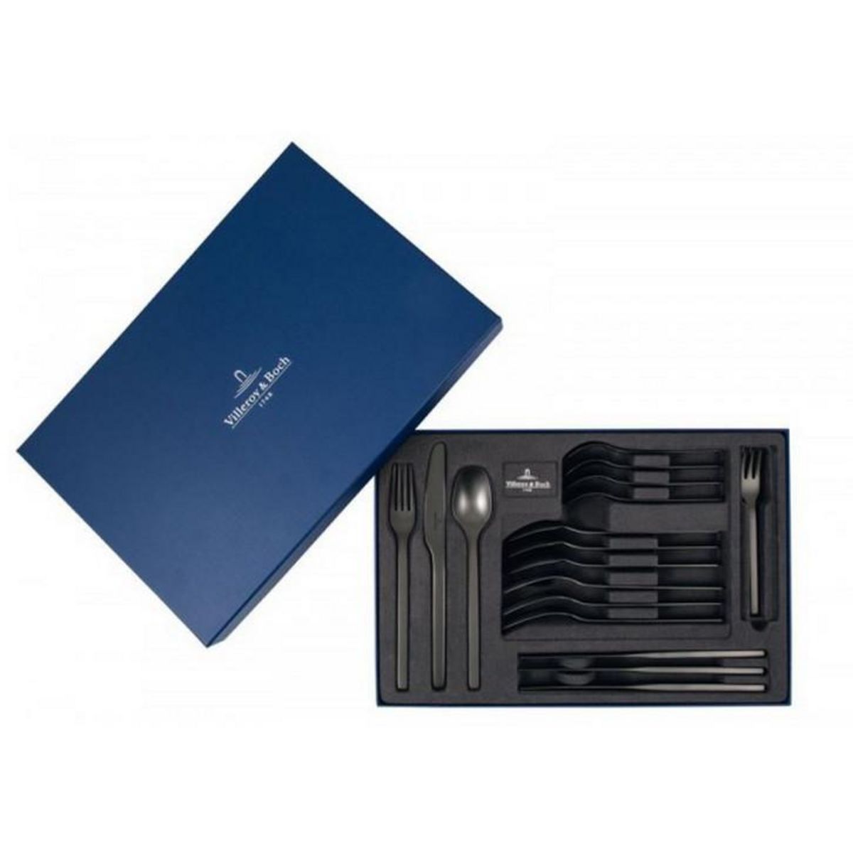 VILLEROY & BOCH Ménagère 20 pièces noir intense - 12-6556-9058