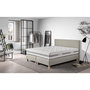 Voir la diapositive 1 : PRESTIGE Collection Ensemble complet Boxspring matelas ressorts ensachés + sommiers + tête de lit + pieds 160x200 cm CONFORT HOTEL Beige