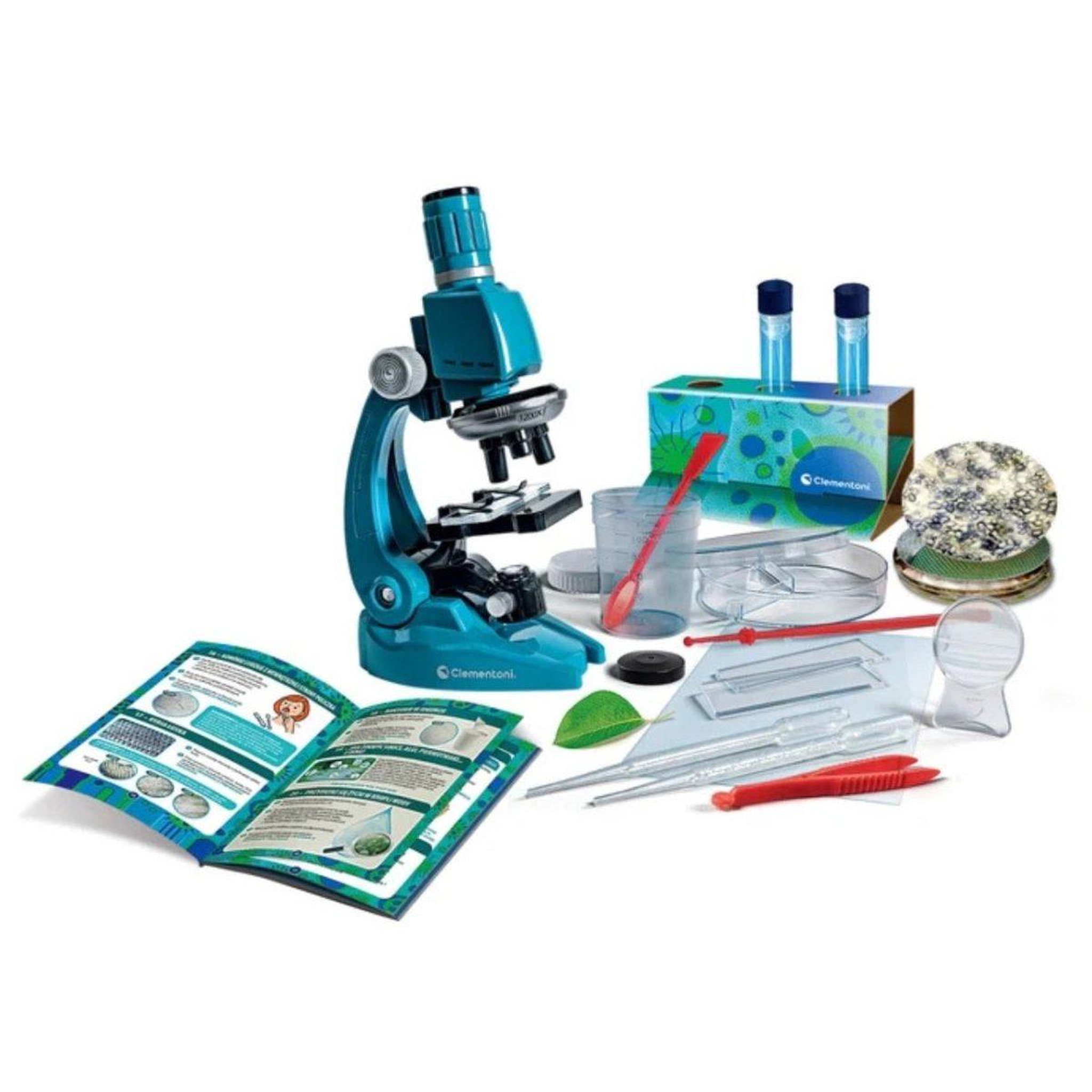 Voir la diapositive 4 : CLEMENTONI Microscope  50755 science  and  jeu - super microscope 1200x