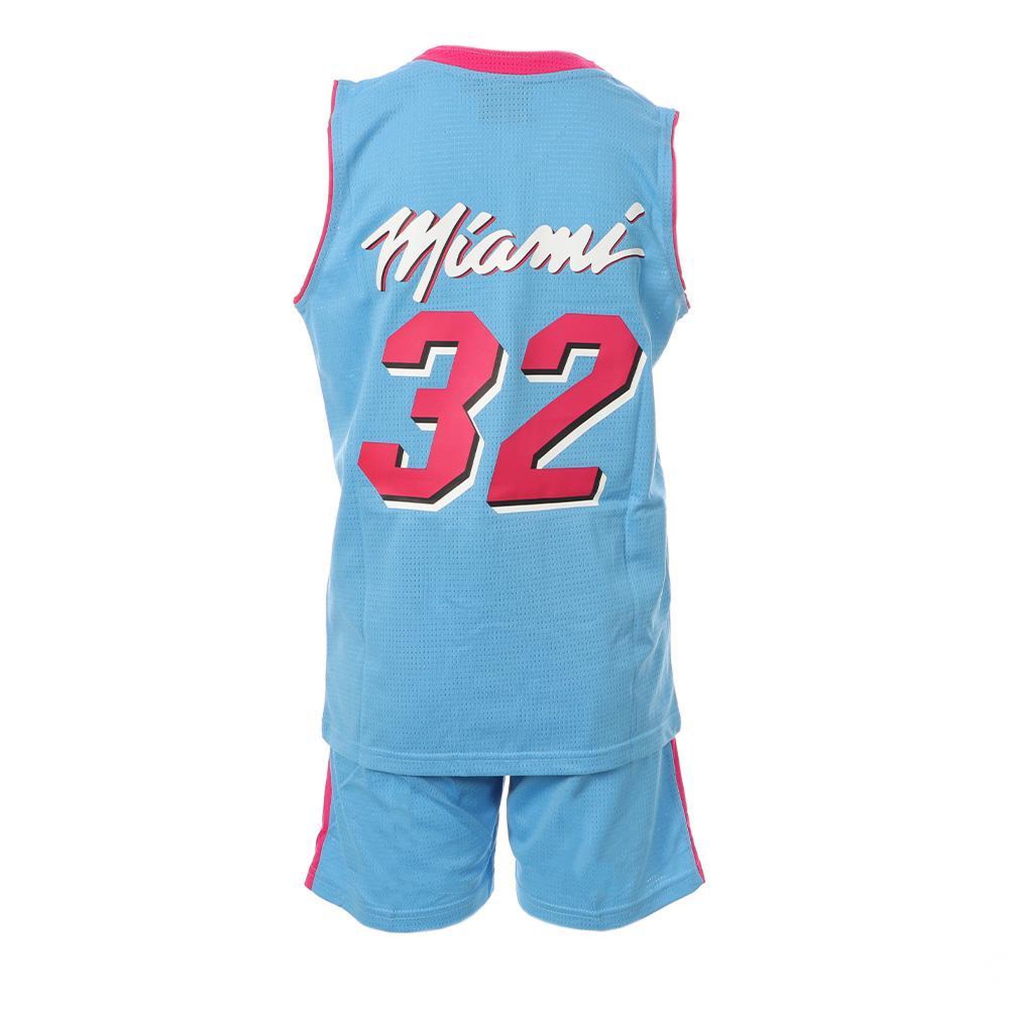 Voir la diapositive 2 : SPORTZONE Miami Ensemble de basket Bleu/Rose/Blanc Enfant Sport Zone