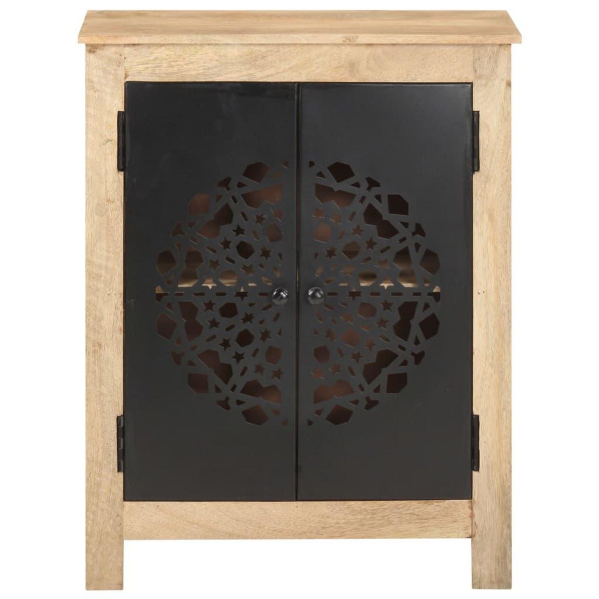 VIDAXL Buffet 60x35x75 cm Bois de manguier massif
