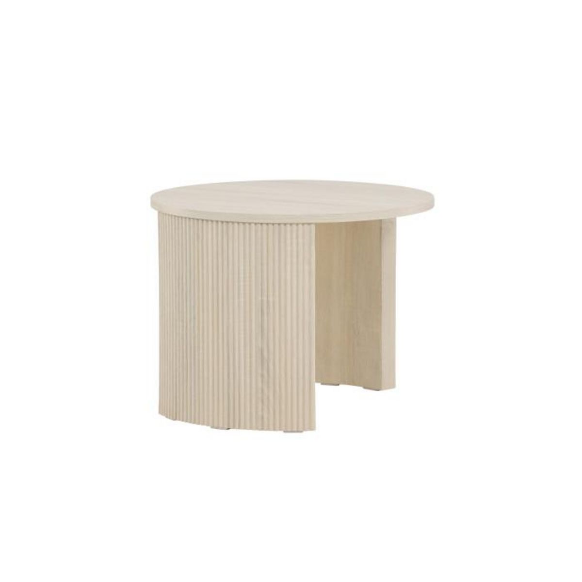 Paris Prix Table Basse Nervurée  Bristol  60cm Naturel