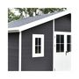 Voir la diapositive 3 : Woodlife garden Abri de jardin composite premium 28mm- 19,22m²- anthracite 