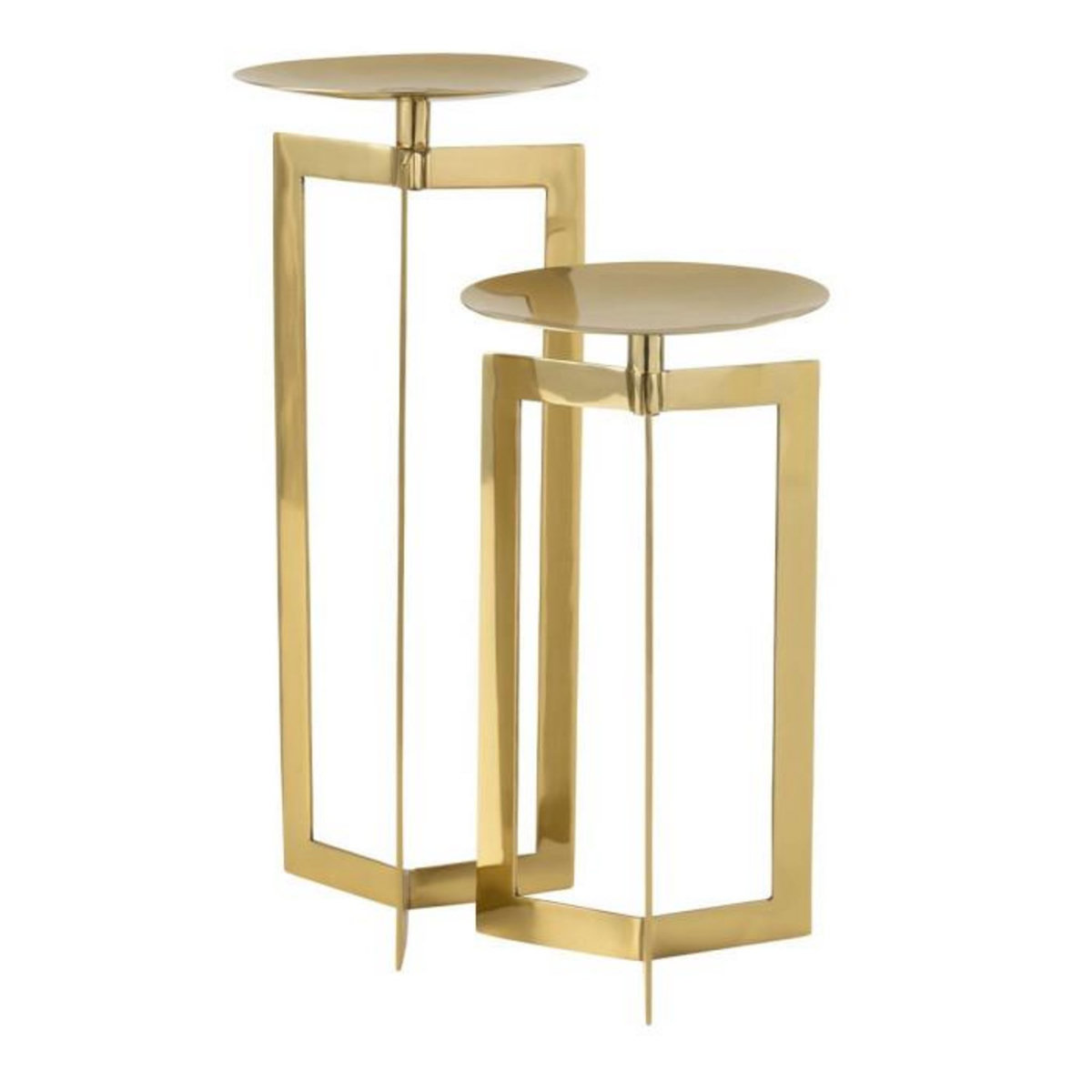 Paris Prix Photophore Design en Métal  Adia  29cm Or