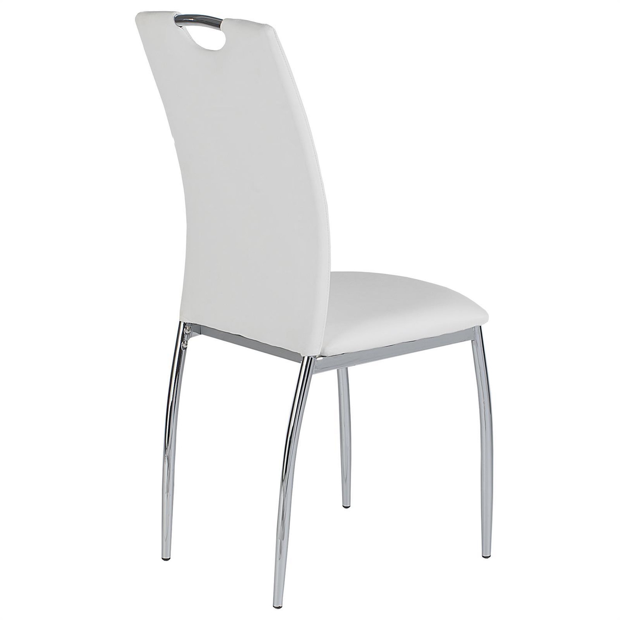 Voir la diapositive 3 : IDIMEX Lot de 4 chaises apollo, en synthétique
