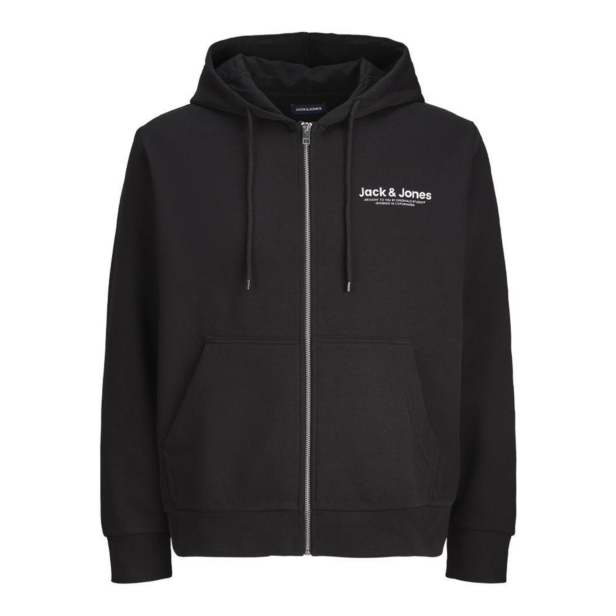 Jack & Jones Sweat Zippé  Homme Jack & Jones Vesterbro. Coloris disponibles : Noir