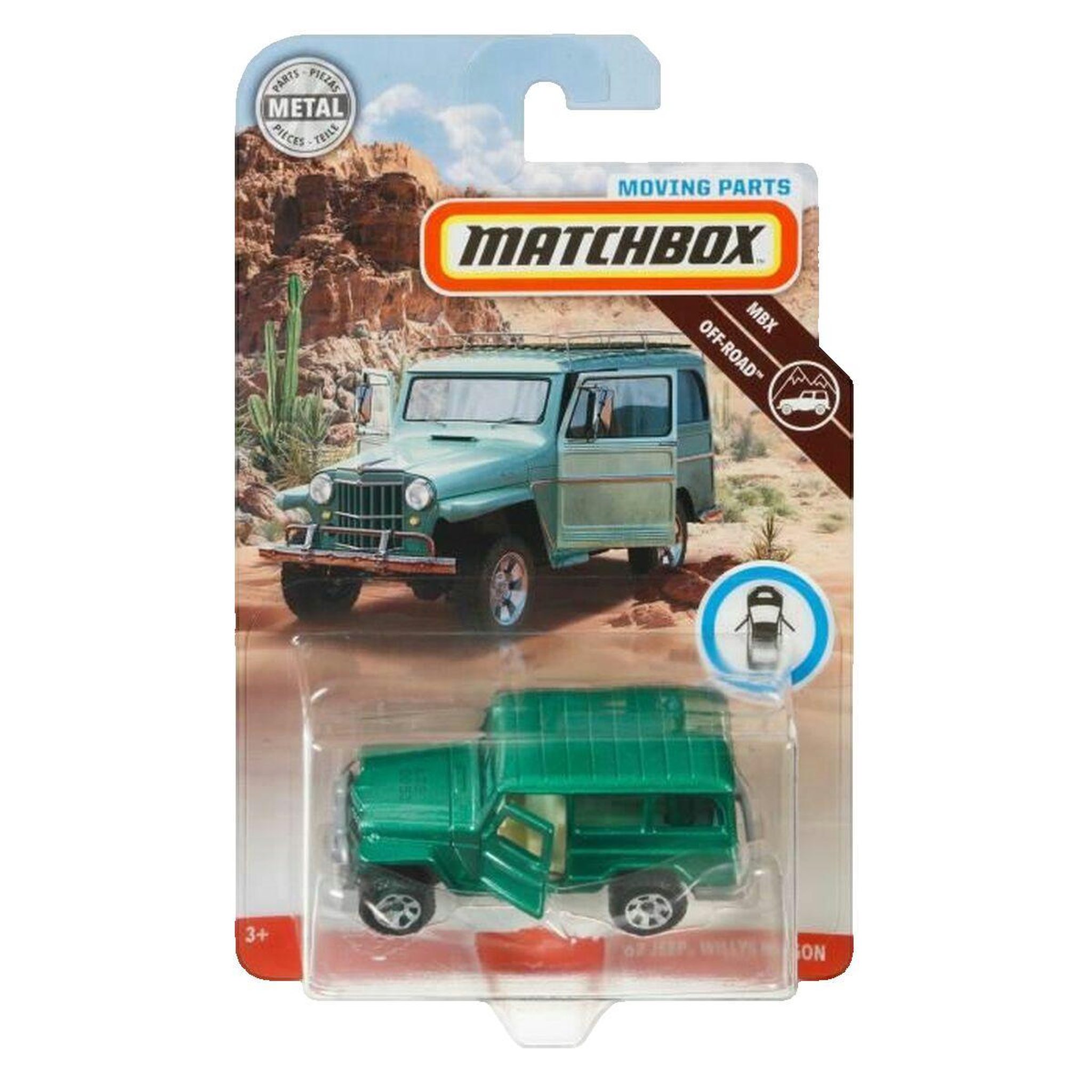 Voir la diapositive 2 : Matchbox Petite voiture Matchbox 1948 Willys Jeep rouge