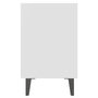 Voir la diapositive 5 : VIDAXL Table de chevet avec pieds en metal blanc 40x30x50 cm