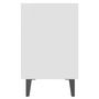 Voir la diapositive 5 : VIDAXL Table de chevet avec pieds en metal blanc 40x30x50 cm