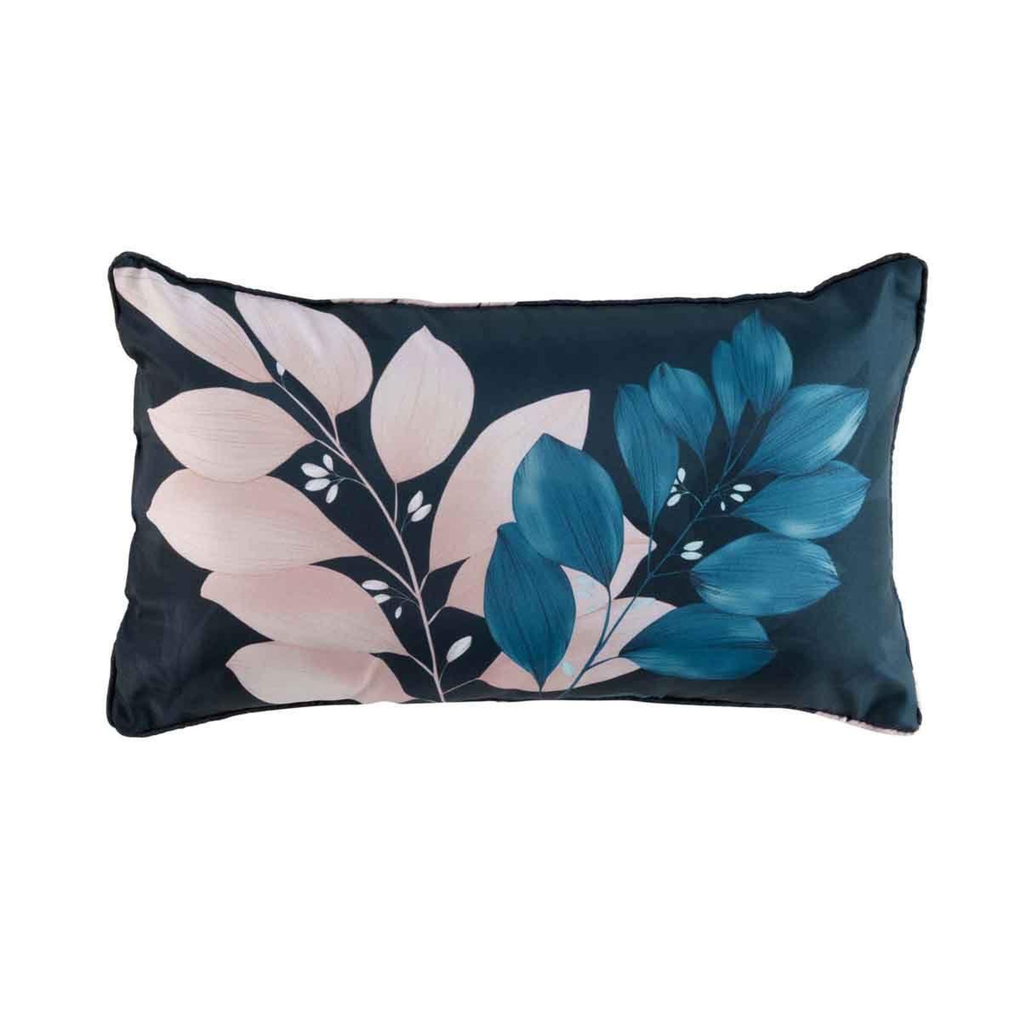 Douceur d'Intérieur Coussin déco imprimé  belline  30x50cm bleu