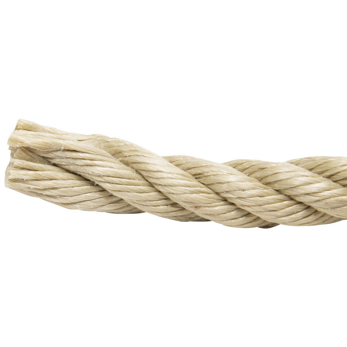 Corderies tournonaises Corde beige polypropylène  50m, Ø18mm