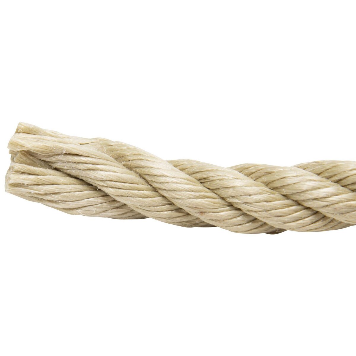 Corderies tournonaises Corde beige polypropylène  50m, Ø18mm
