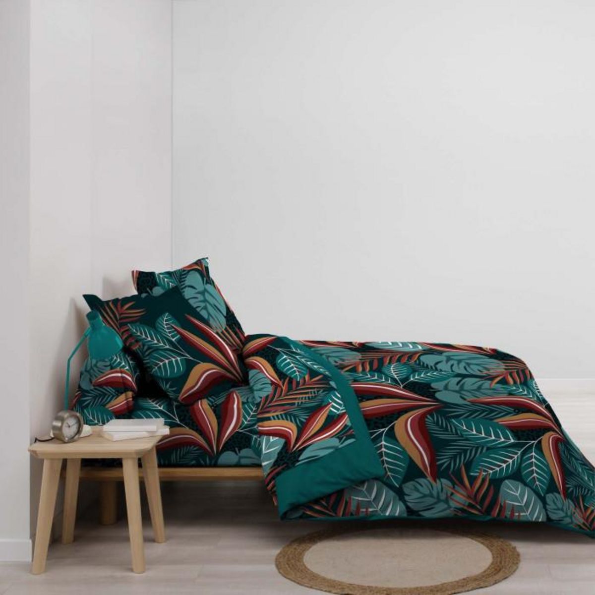 Paris Prix Parure de Lit 6 Pièces  Meryl  240x220cm Bleu